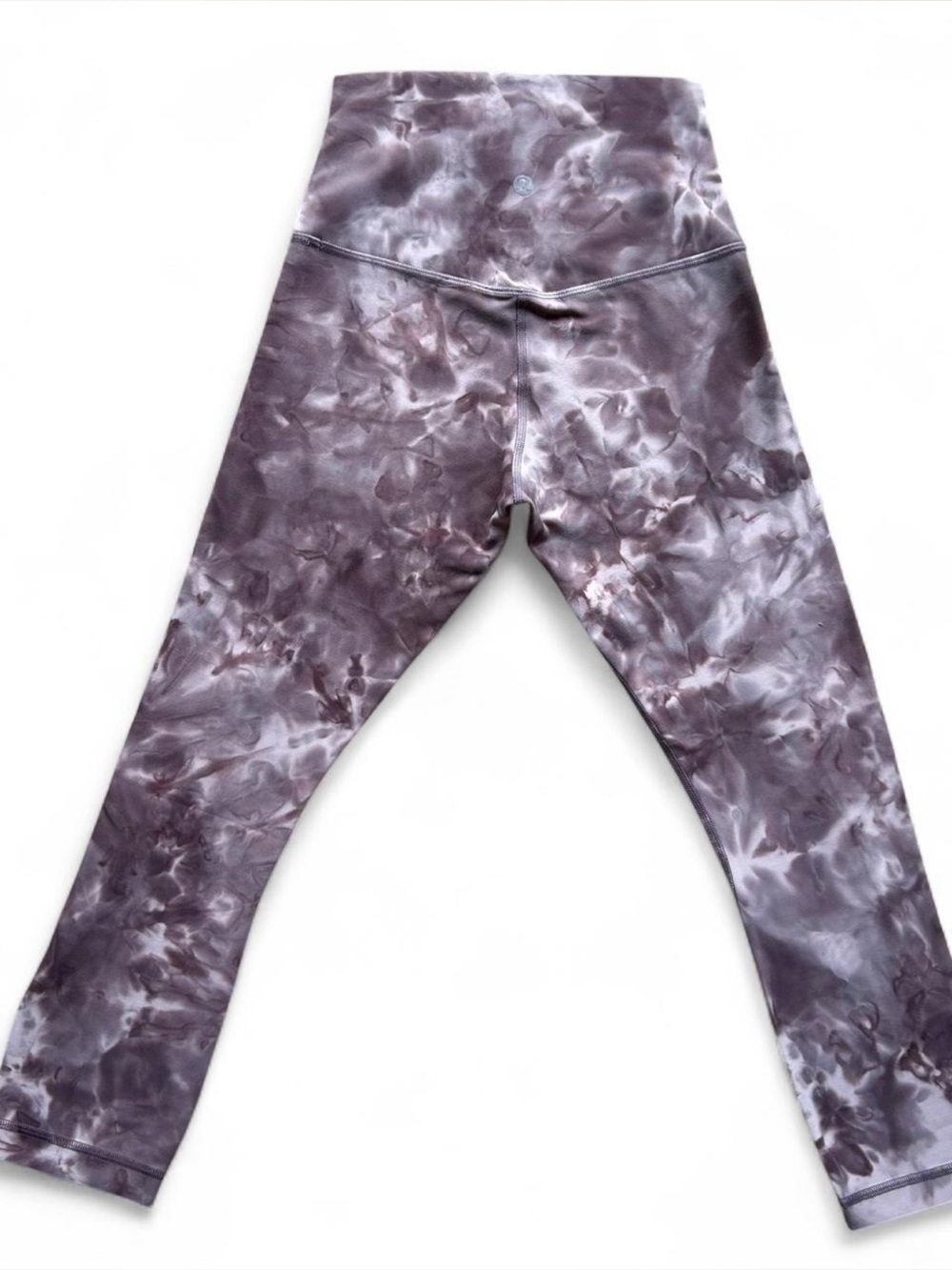 Lululemon High Waisted Align Leggings S. 2 Acid Washed Burgundy Pilates Gorpcore